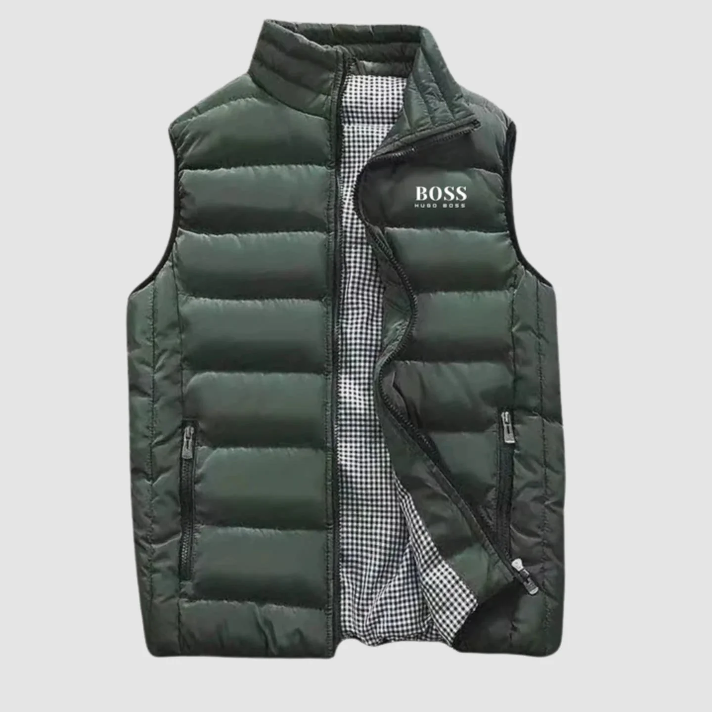 Casual Sleeveless Jacket - For Men - Image 4