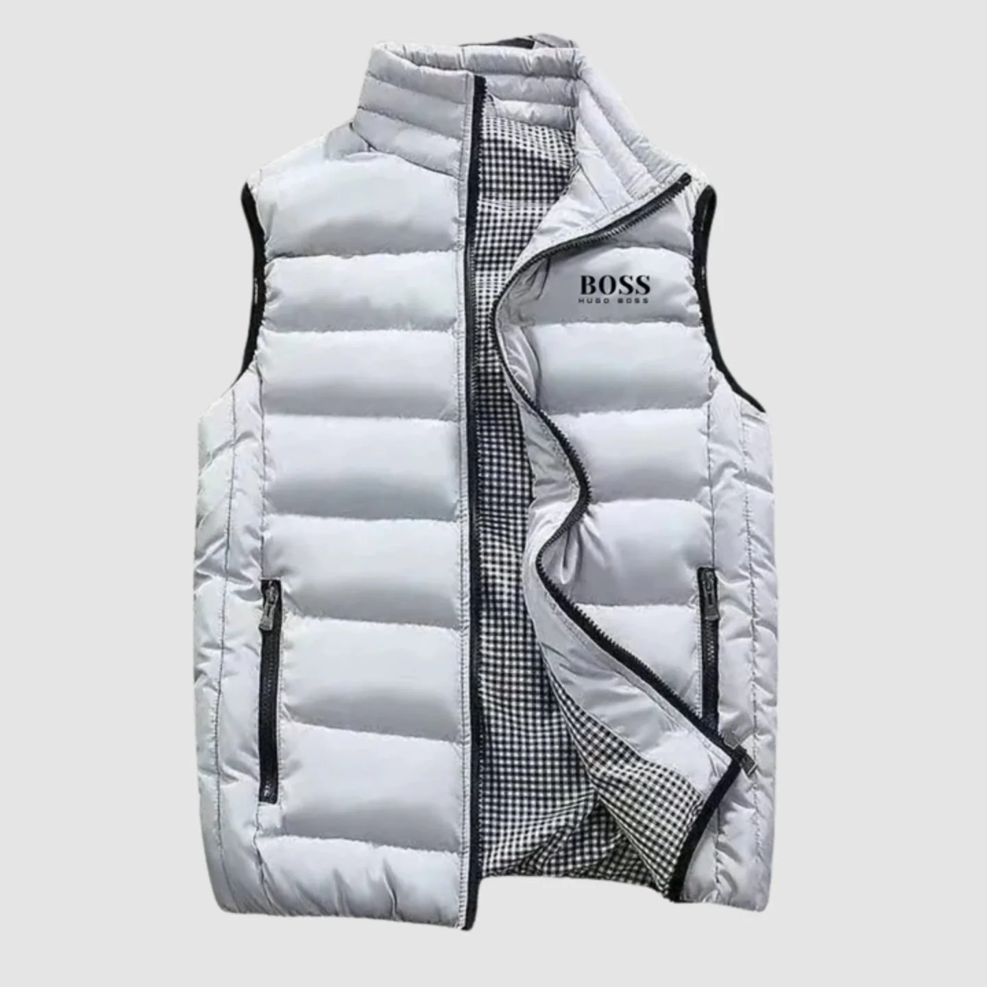 Casual Sleeveless Jacket - For Men - Image 5