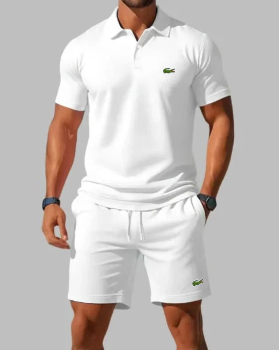 Casual Summer Set - Polo & Shorts - Image 3
