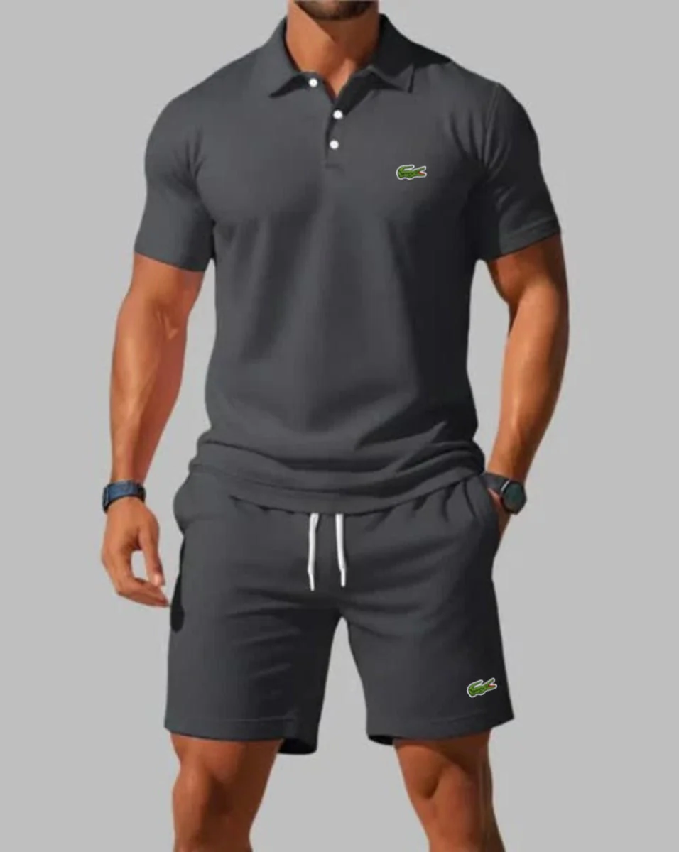 Casual Summer Set - Polo & Shorts - Image 5