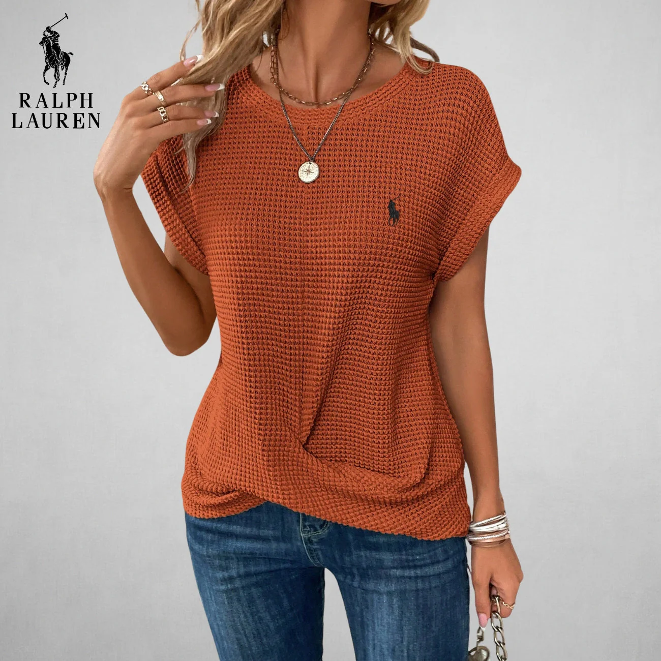 Casual Textured T-Shirt || CLEARANCE SALE - Image 5