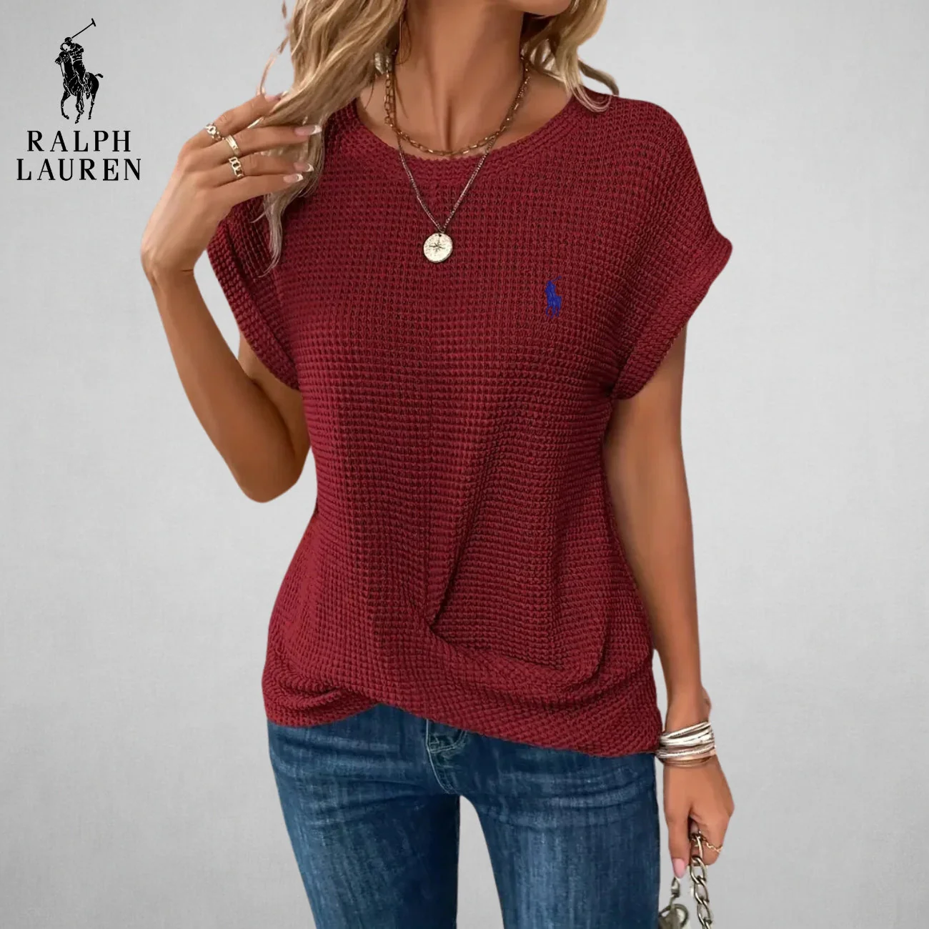 Casual Textured T-Shirt || CLEARANCE SALE - Image 7