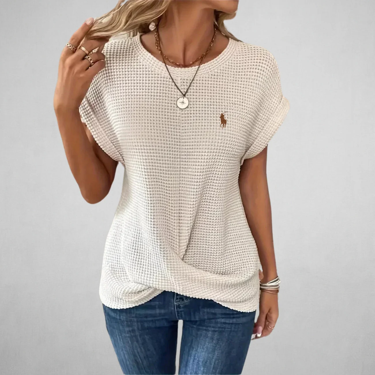 Casual Textured T-Shirt — CLEARANCE SALE - Image 6