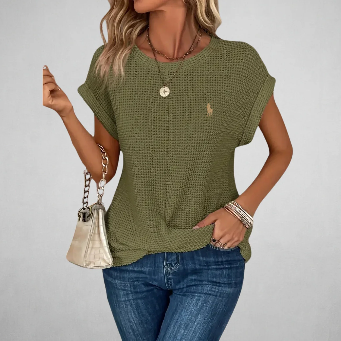 Casual Textured T-Shirt — CLEARANCE SALE - Image 9