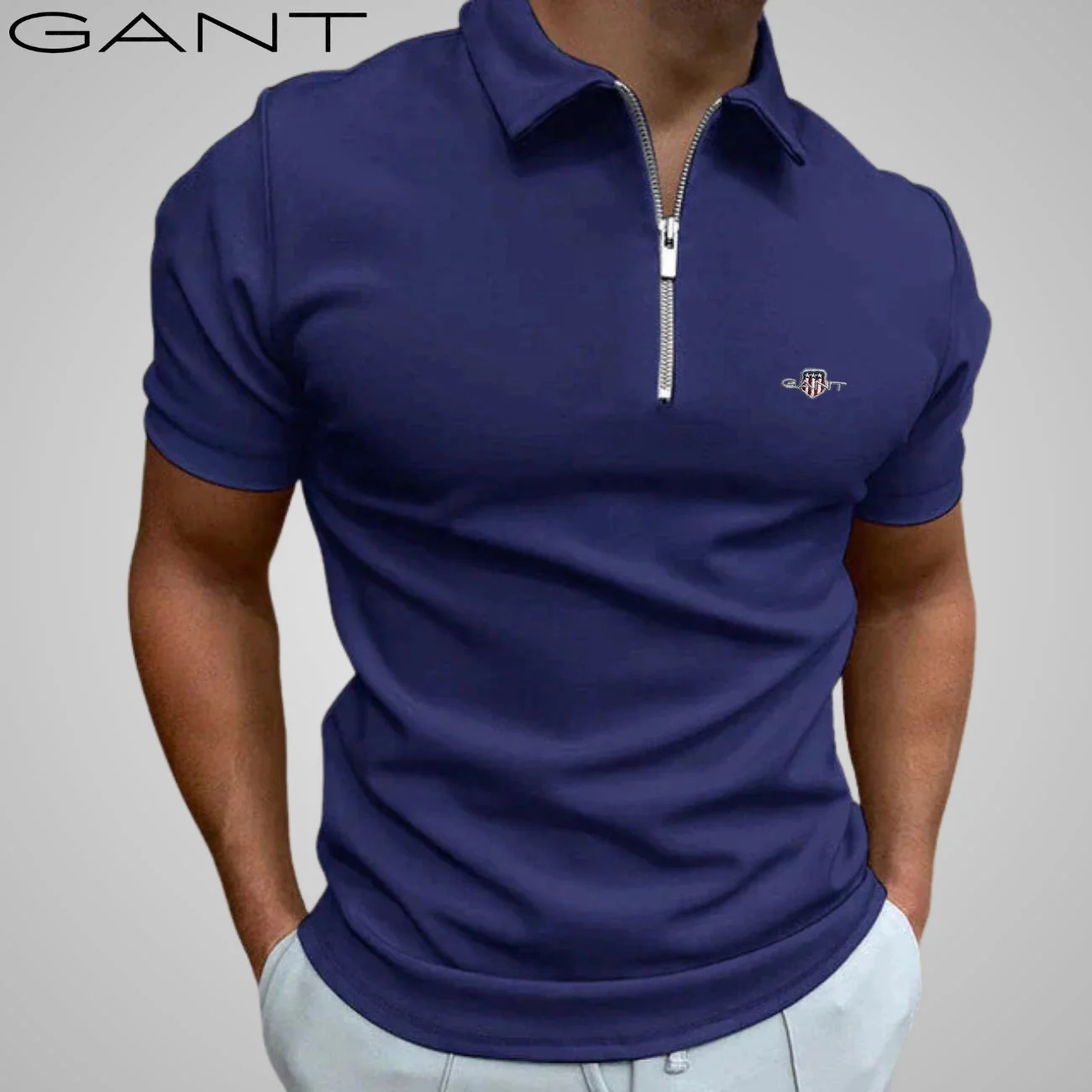 Casual Zip Polo || CLEARANCE SALE - Image 3