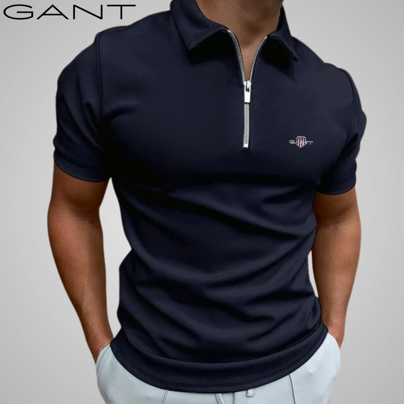 Casual Zip Polo || CLEARANCE SALE - Image 4