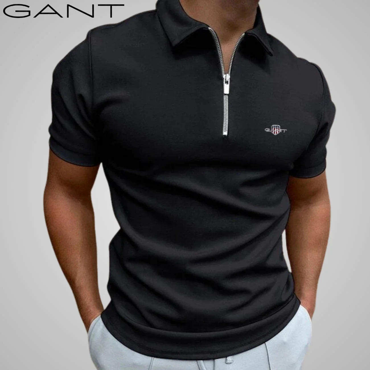 Casual Zip Polo || CLEARANCE SALE - Image 5