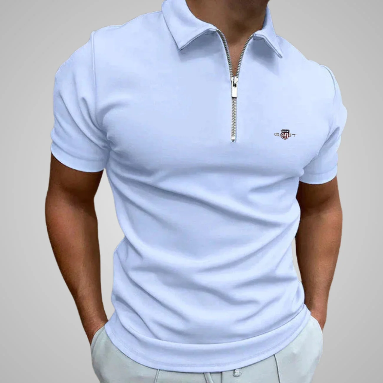 Casual Zip Polo - CLEARANCE SALE