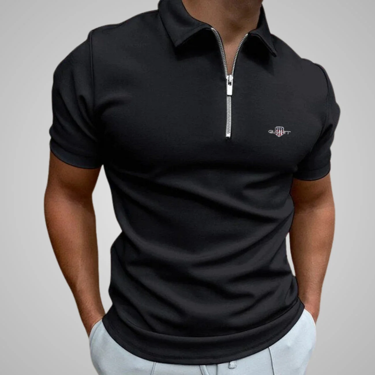 Casual Zip Polo - CLEARANCE SALE - Image 5