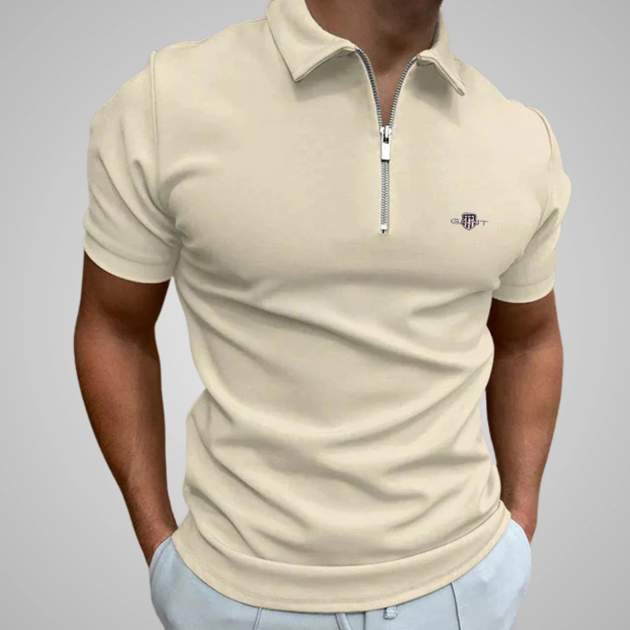 Casual Zip Polo - CLEARANCE SALE - Image 6