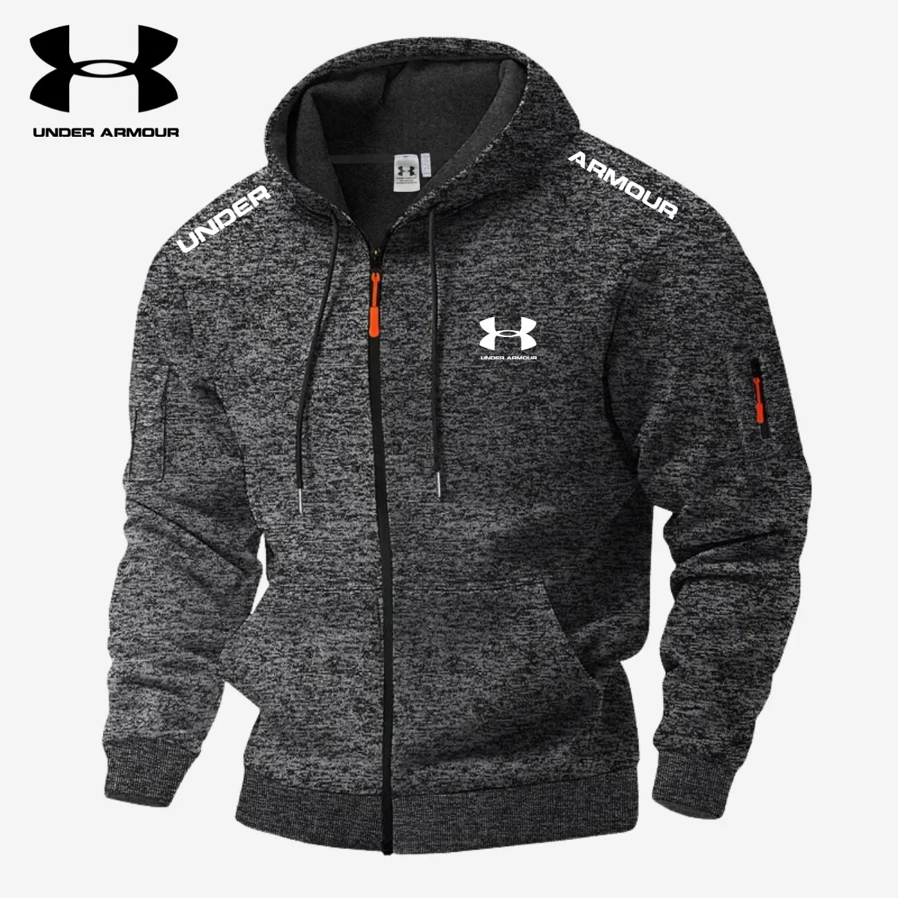 Casual Zip-Up Hoodie || Warehouse Clearance - Image 2