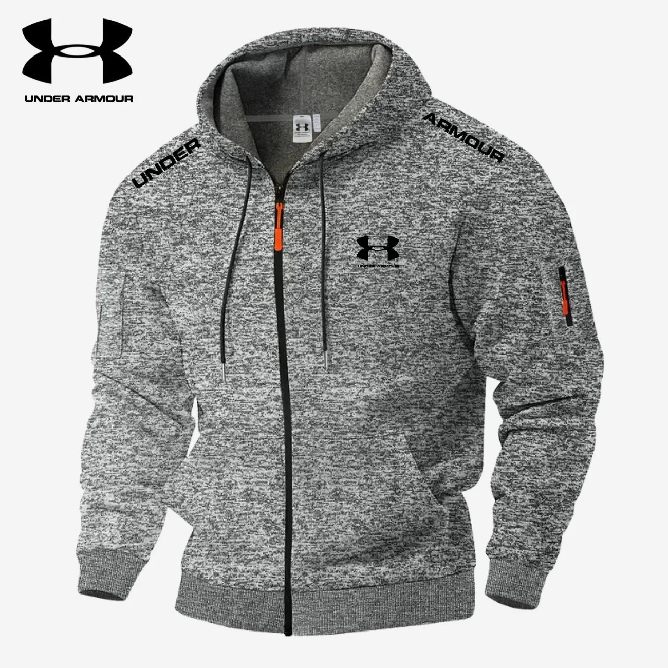 Casual Zip-Up Hoodie || Warehouse Clearance - Image 3