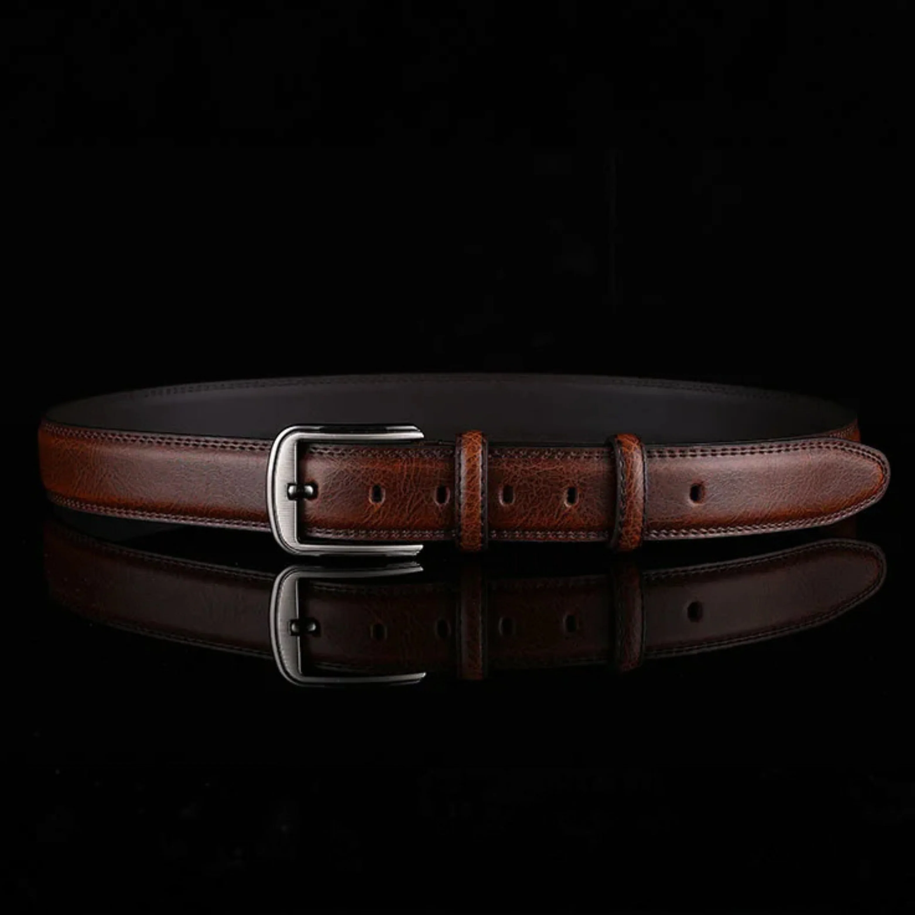Cavalier Full-Grain Leather Belt - Image 7