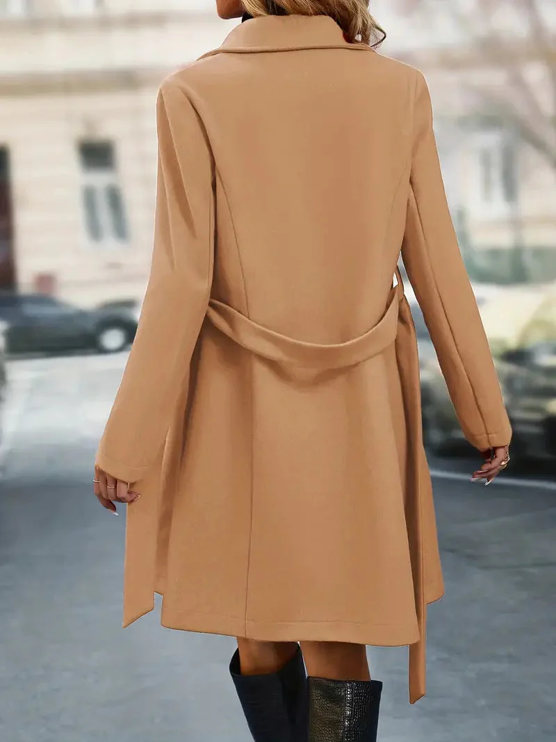 Charlotte – Women’s Chic Winter Coat with Double-Breasted Buttons - Image 5