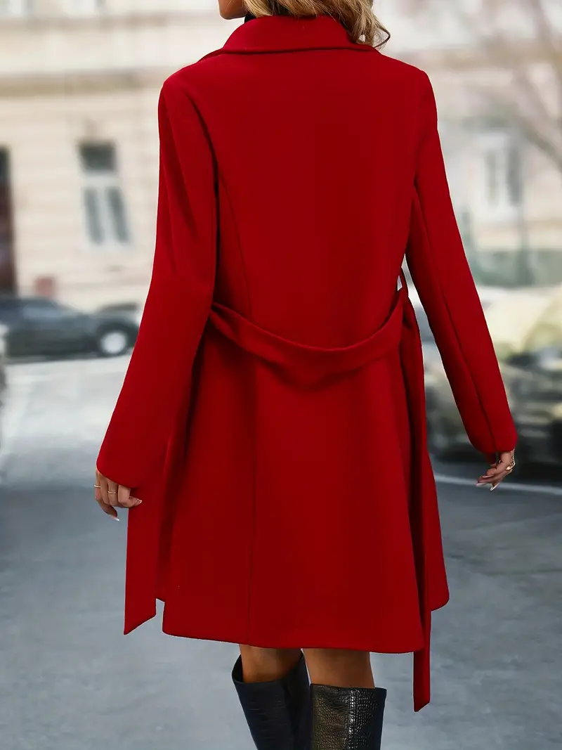 Charlotte – Women’s Chic Winter Coat with Double-Breasted Buttons - Image 9