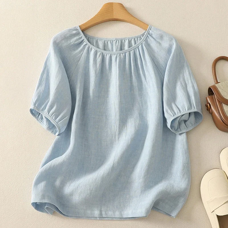 CLARA LINEN BLOUSE - Image 2