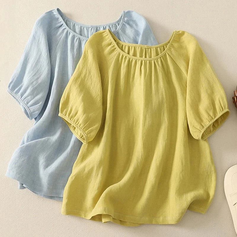 CLARA LINEN BLOUSE - Image 3
