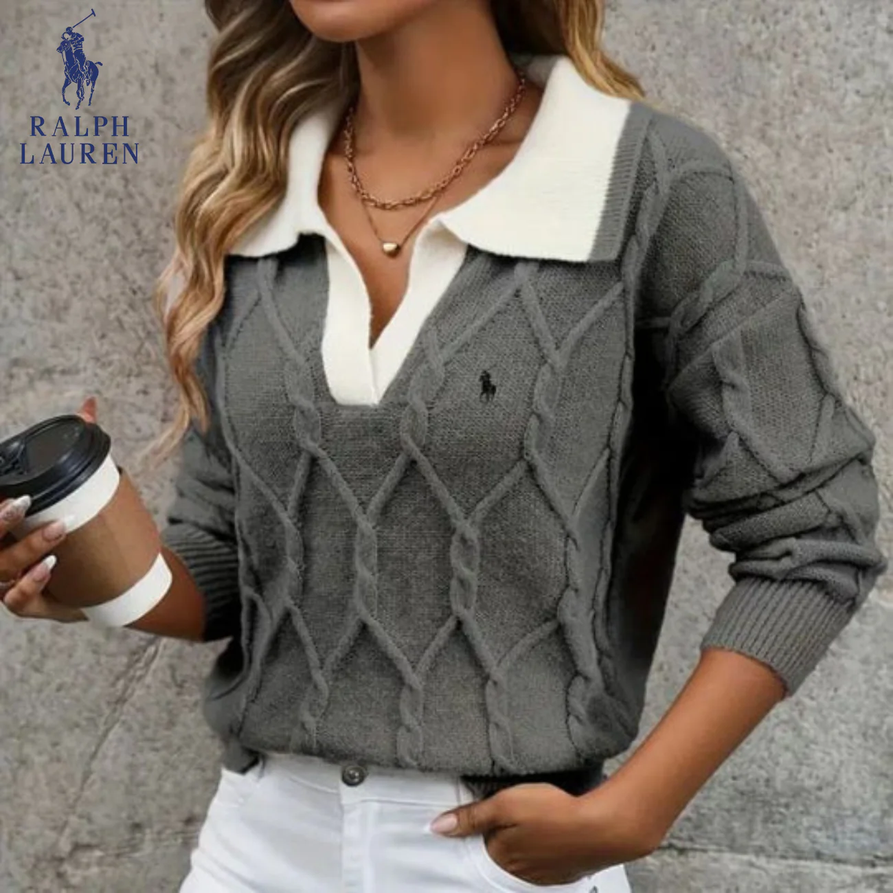 Classic Cable-Knit Sweater - Clearance Sale - Image 2