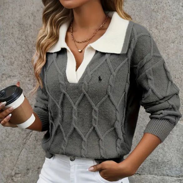 Classic Cable-Knit Sweater || Clearance Sale - Image 2