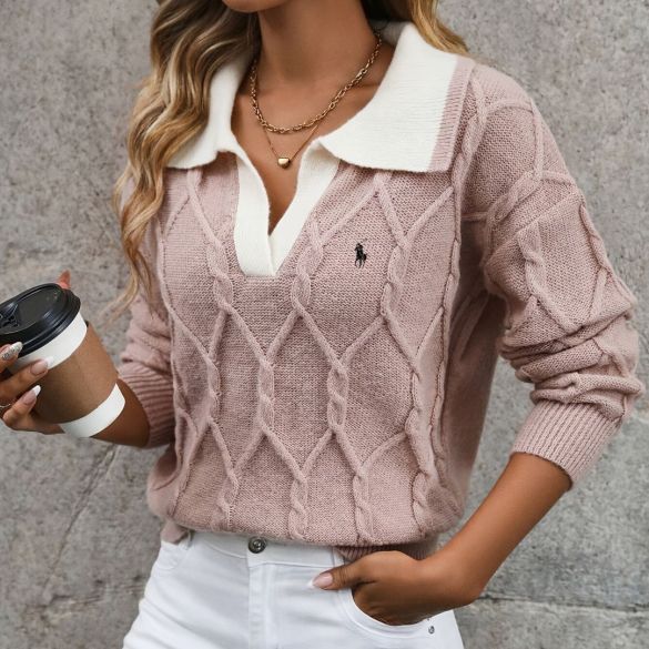 Classic Cable-Knit Sweater || Clearance Sale - Image 4