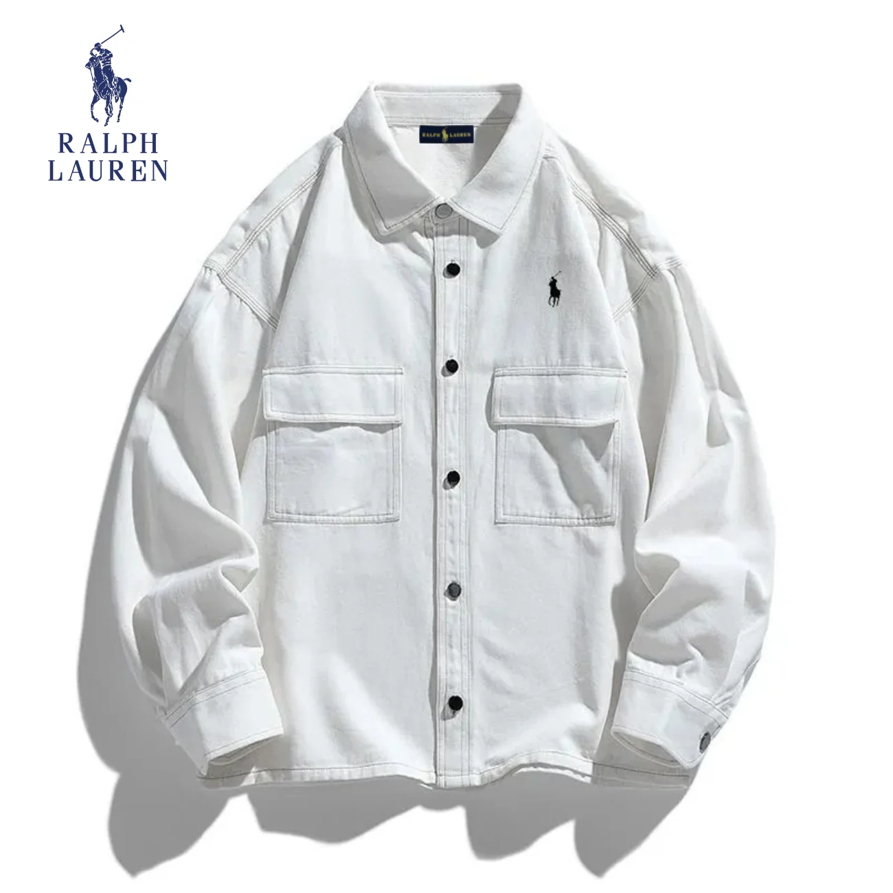 Classic Cotton Shirt Jacket || Clearance Sale - Image 2