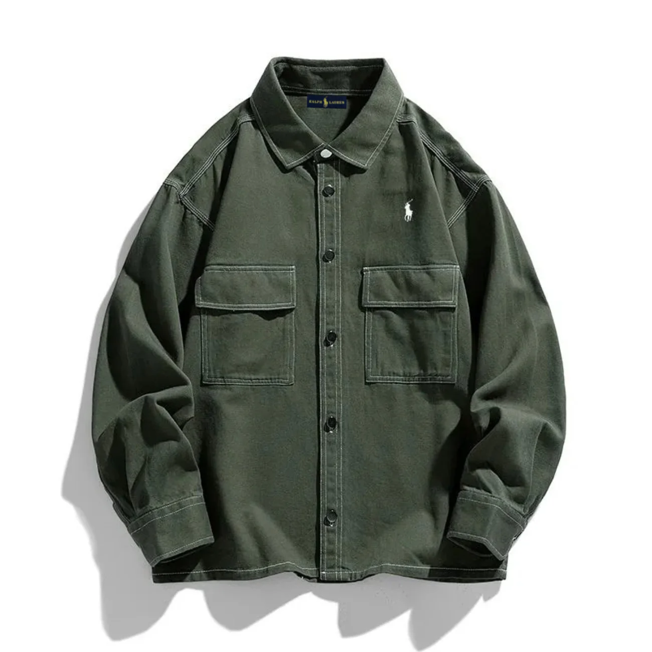 Classic Cotton Shirt Jacket || Clearance Sale - Image 3
