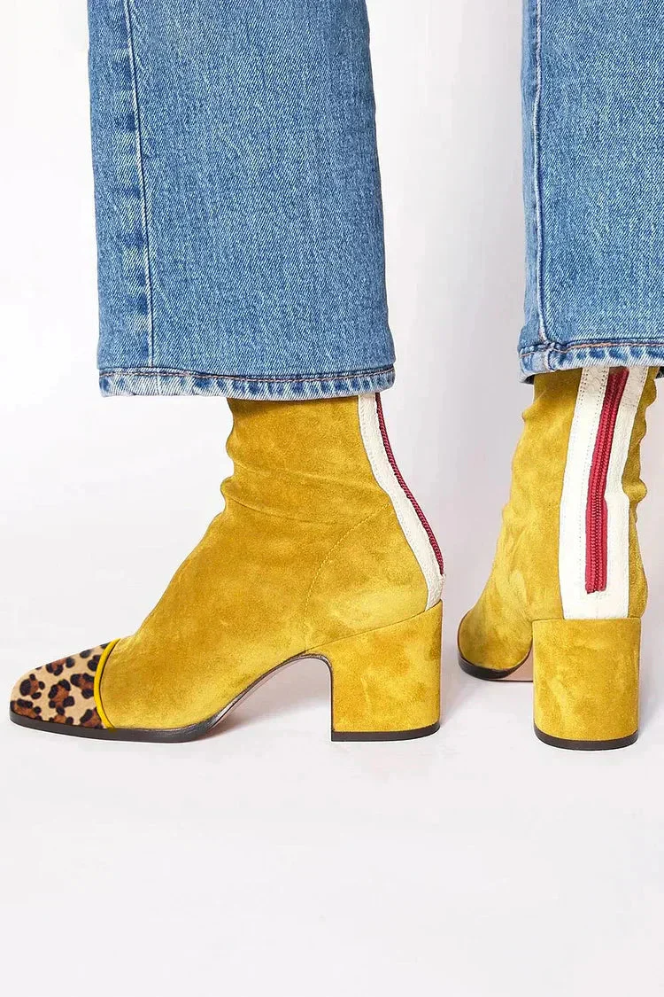 Classic Suede Ankle Boots - Clearance Sale - Image 3
