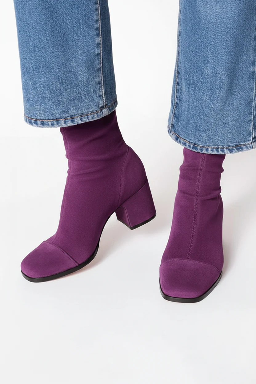 Classic Suede Ankle Boots - Clearance Sale - Image 4