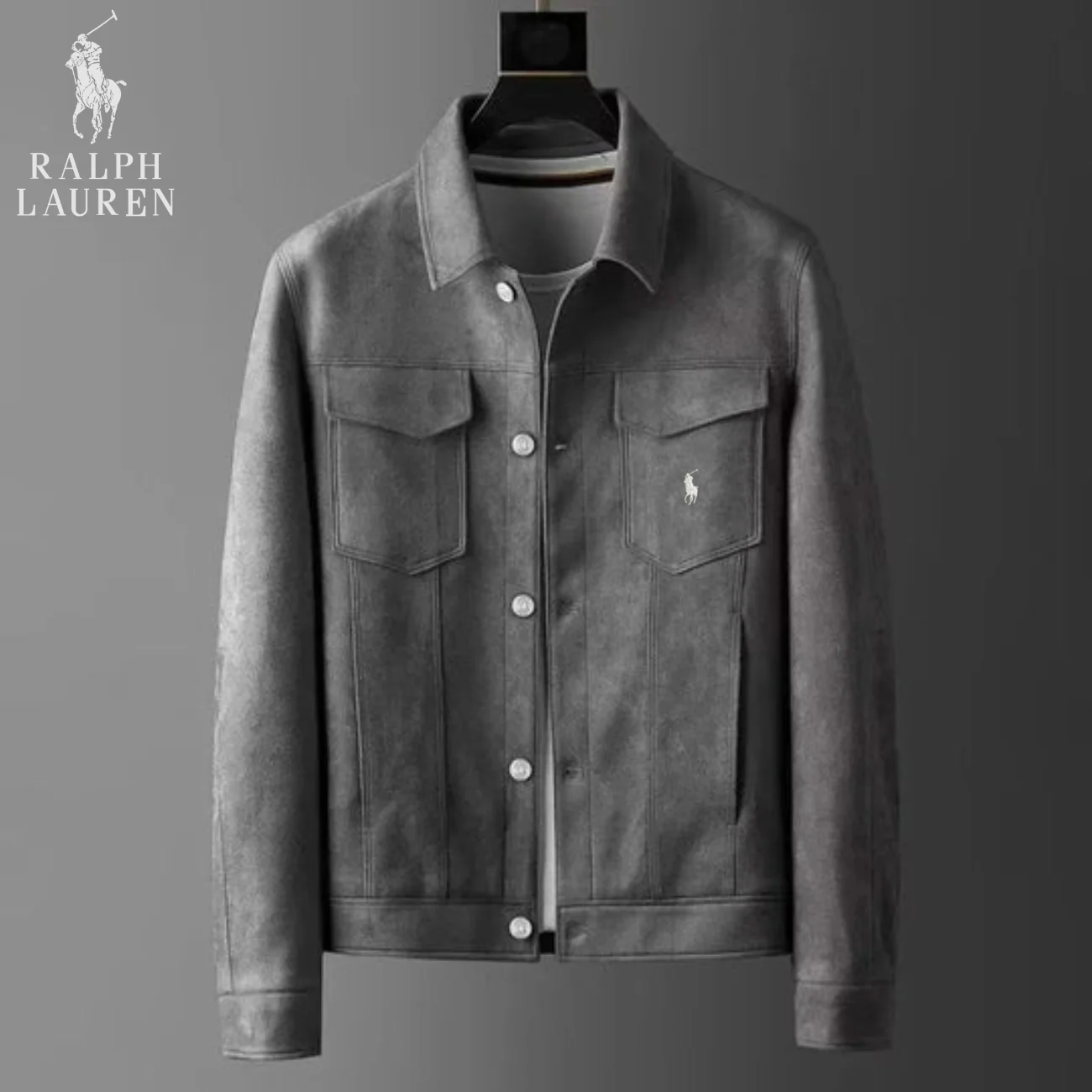 Classic Suede-Style Utility Jacket || Clearance Sale - Image 5
