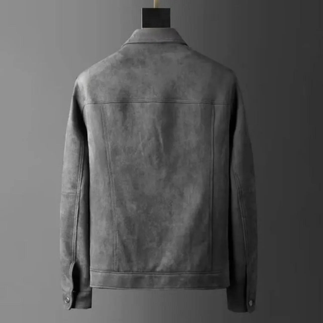Classic Suede-Style Utility Jacket - Clearance Sale - Image 6