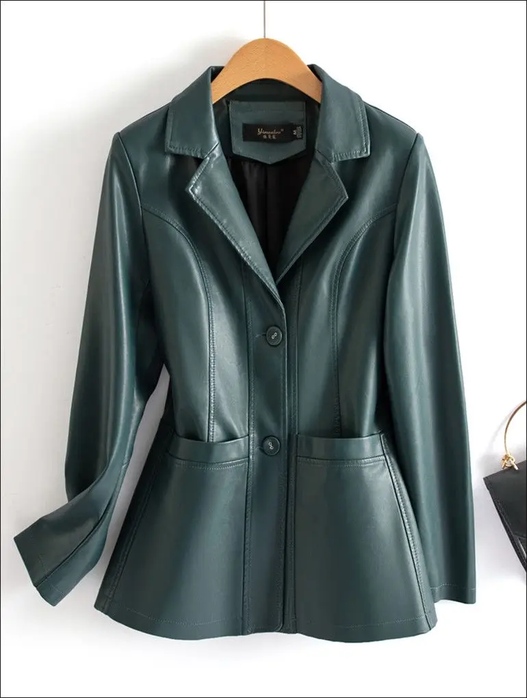 Claudia Leather Blazer - Image 3