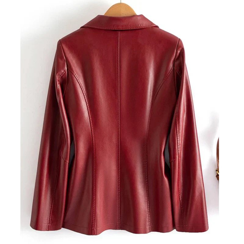 Claudia Leather Blazer - Image 5