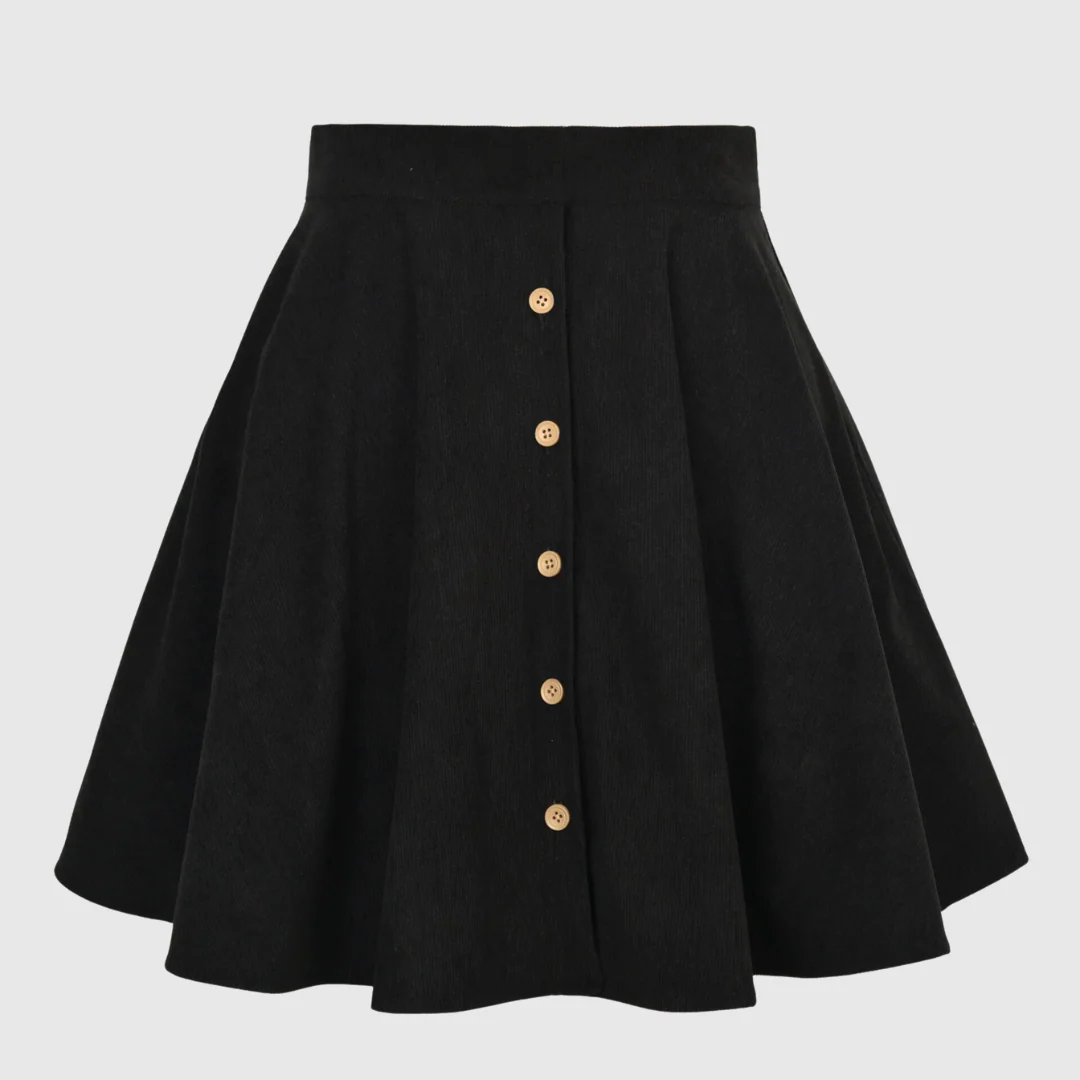 Cordabella Retro Corduroy Skirt - Image 3
