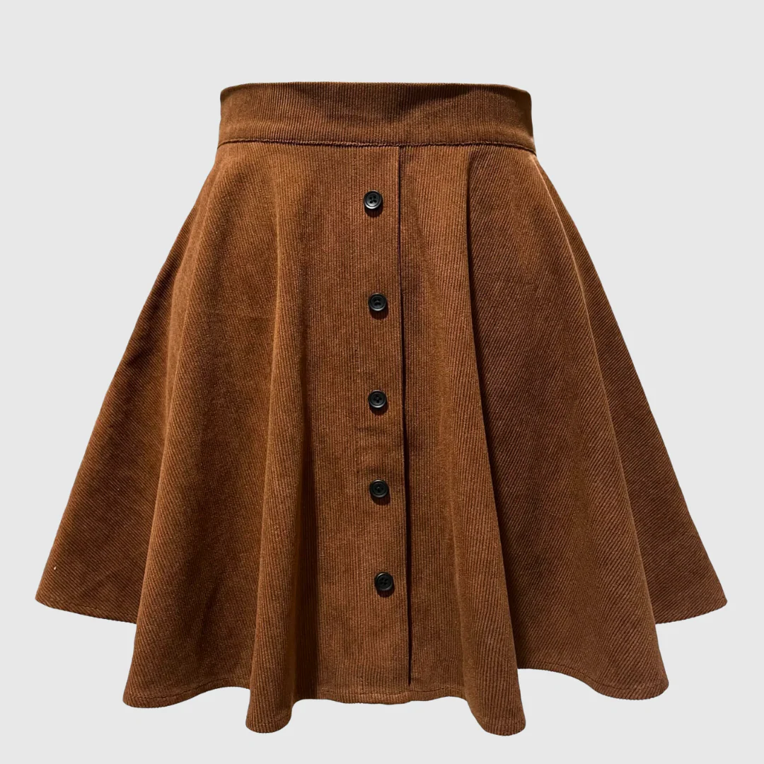 Cordabella Retro Corduroy Skirt - Image 4
