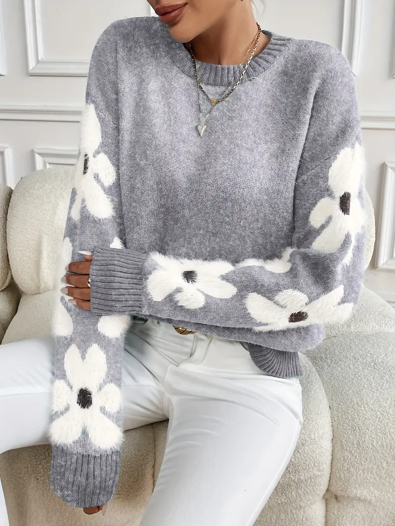 Daisy Drop Knit Sweater - Image 5