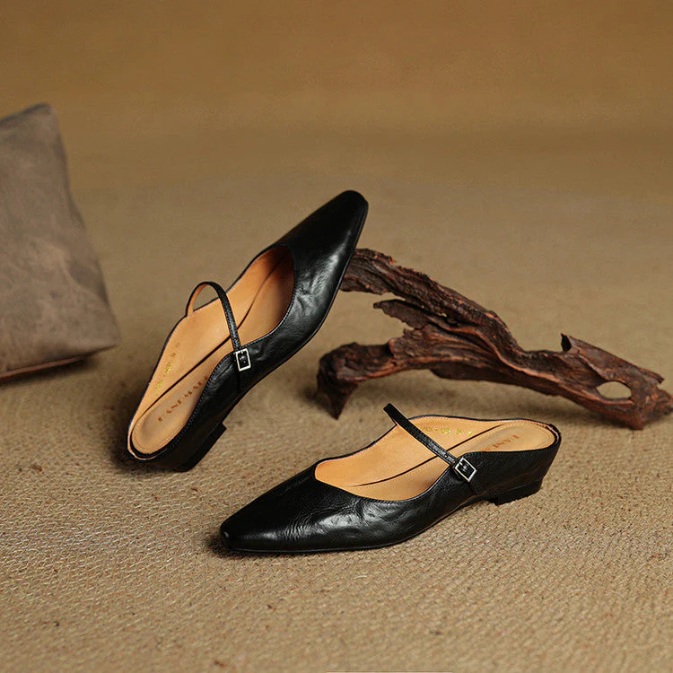 DANIELLA GENUINE LEATHER MULES - Image 21
