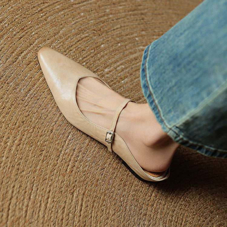 DANIELLA GENUINE LEATHER MULES - Image 4