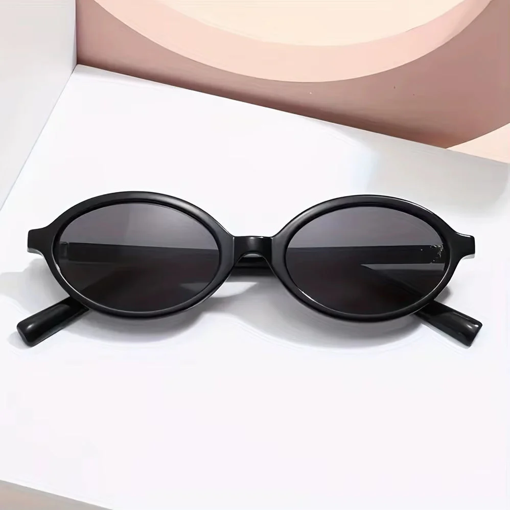 Demi Retro Oval Sunglasses - Image 8