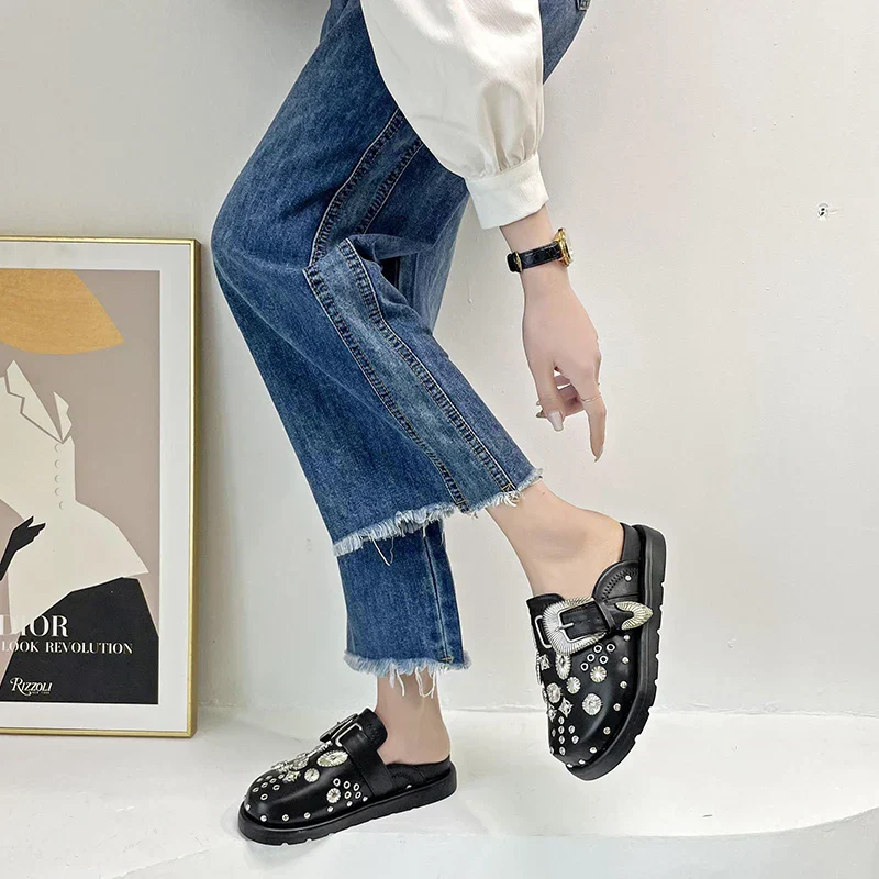 Disco Diva Studded Slides - Image 5