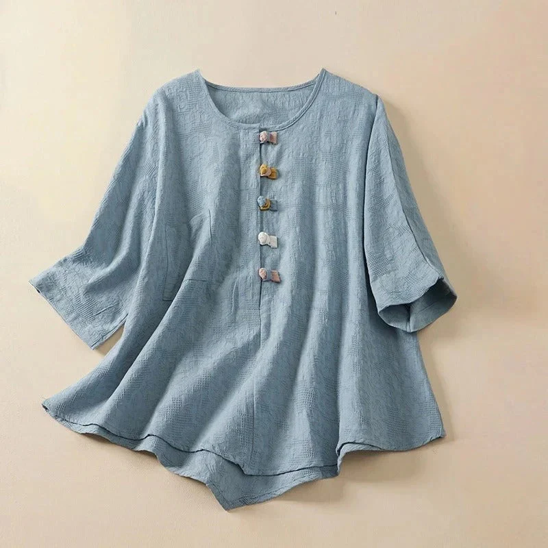 EDEN LINEN BLOUSE