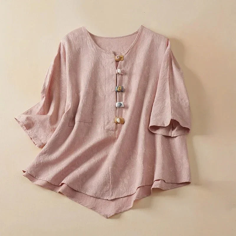 EDEN LINEN BLOUSE - Image 2
