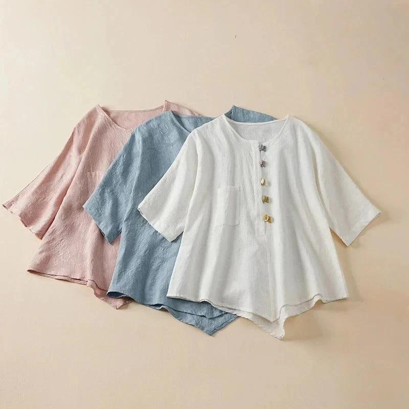 EDEN LINEN BLOUSE - Image 4