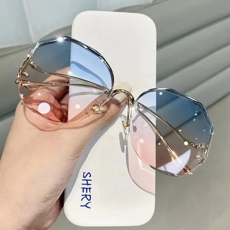 Eden Rimless Sunglasses - Image 2