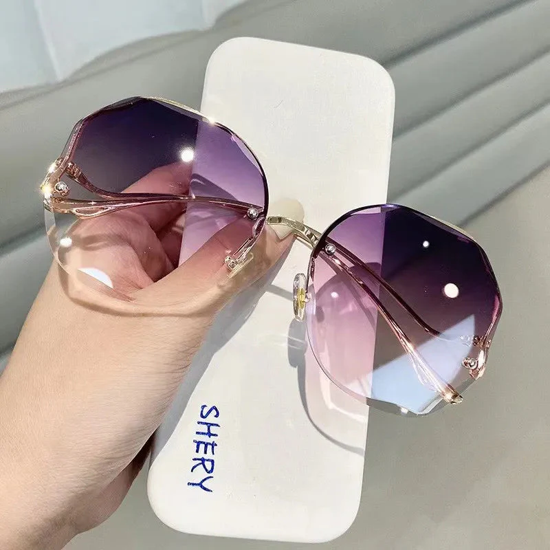 Eden Rimless Sunglasses - Image 4