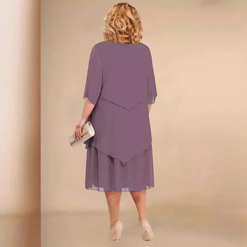 EDITH | LAYERED HEM MIDI DRESS - Image 5