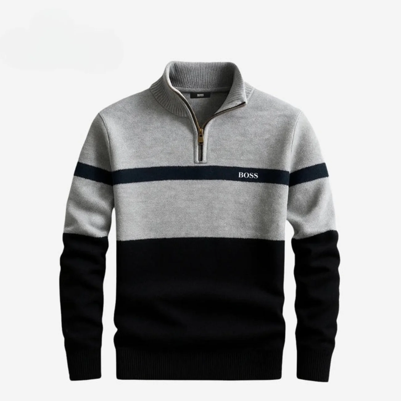 Elegant Half-Zip Sweater - CLEARANCE PRICE - Image 2