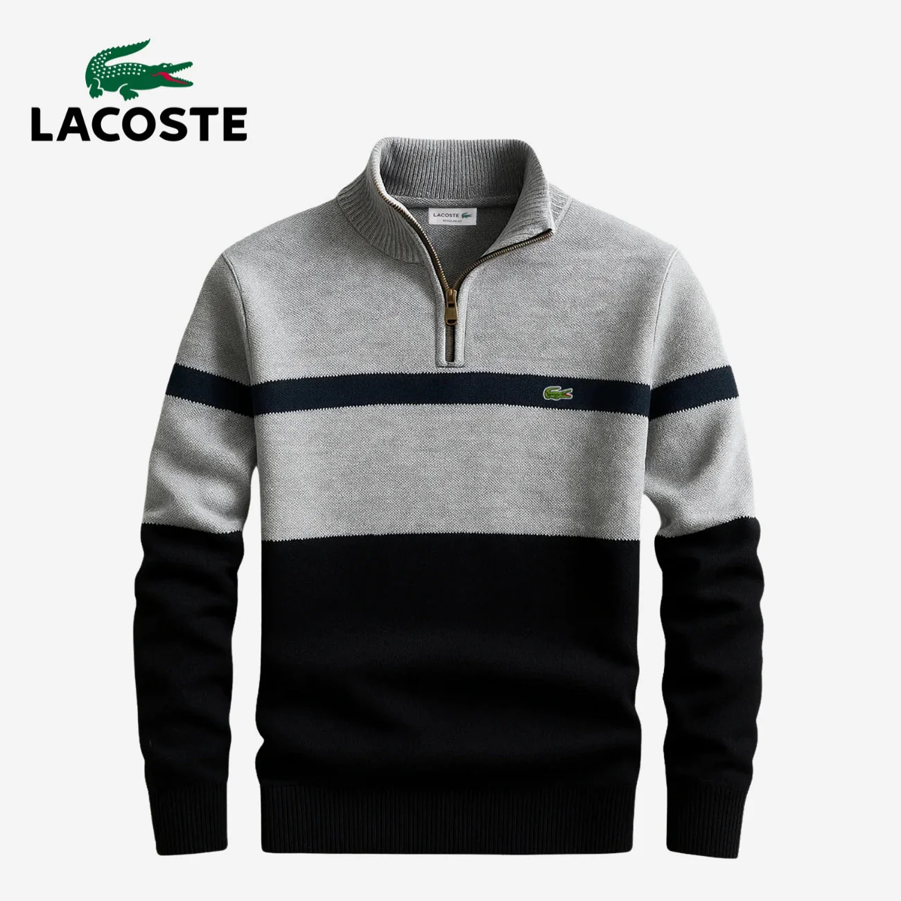 Elegant Half-Zip Sweater || CLEARANCE PRICE - Image 2