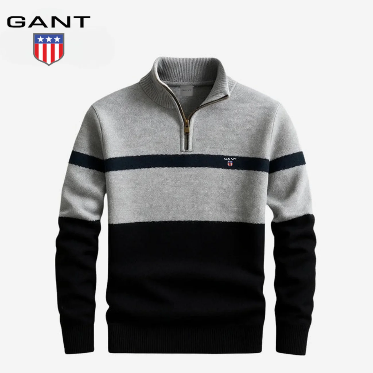 Elegant Half-Zip Sweater || CLEARANCE PRICE - Image 2