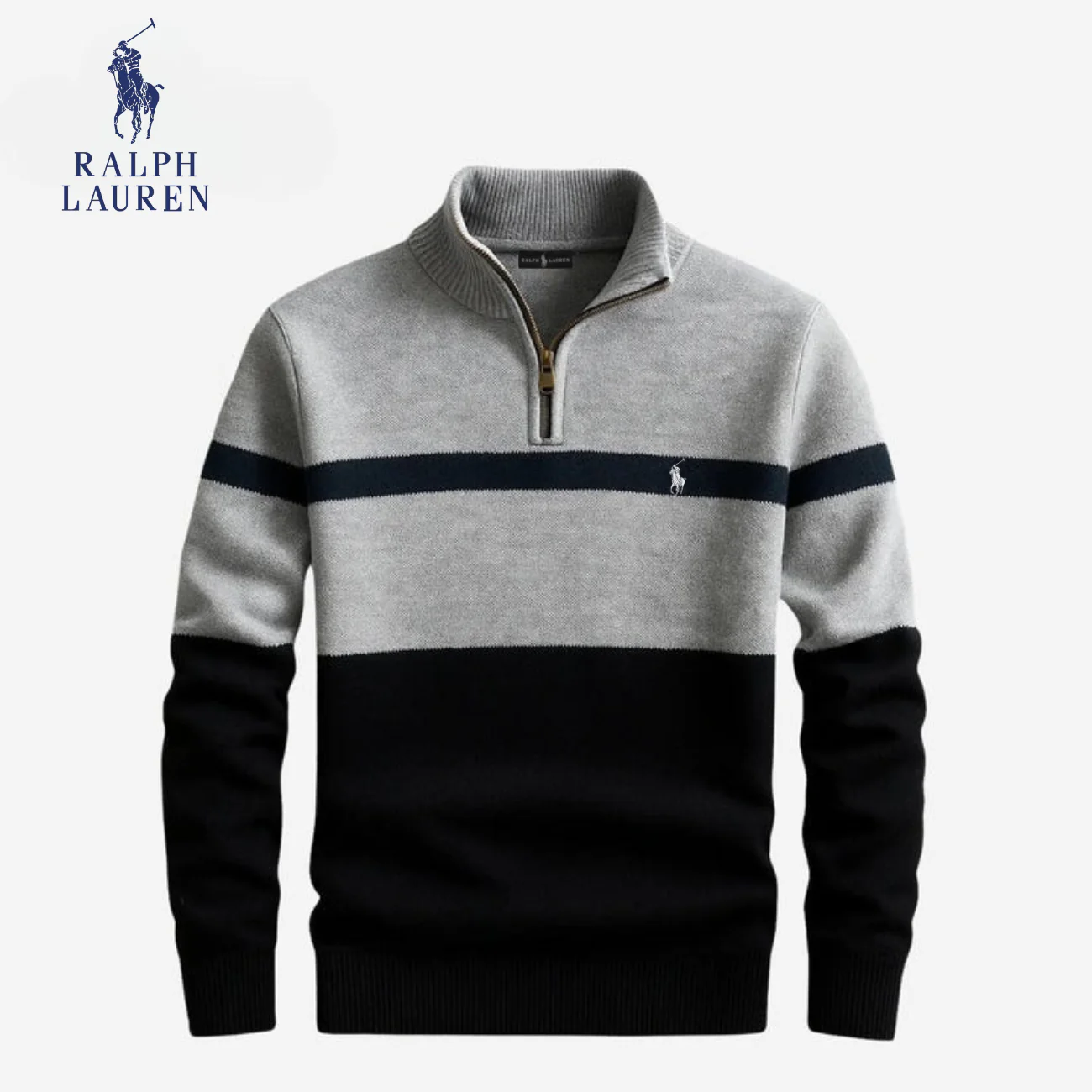 Elegant Half-Zip Sweater || CLEARANCE PRICE - Image 2