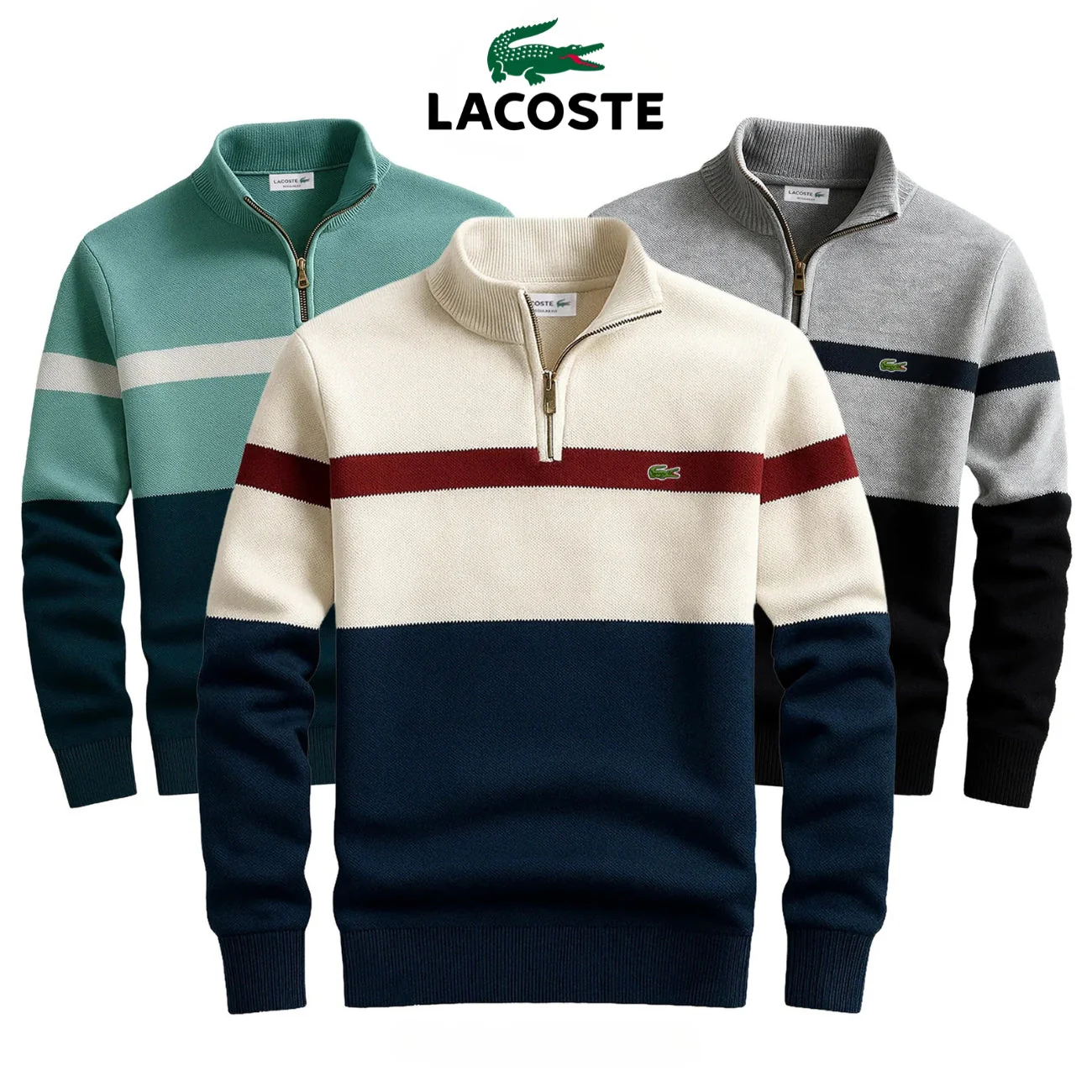 Elegant Half-Zip Sweater || CLEARANCE PRICE - Image 5